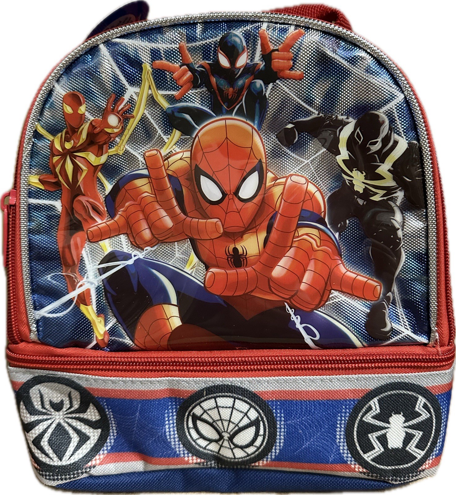 Lunch Bag - Marvel - Spiderman - Dual Compartment Boys Schoo