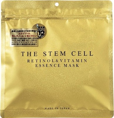 THE STEM CELL Retinol & Vitamin Essence Mask New Face Mask 30 Sheets US SELLER
