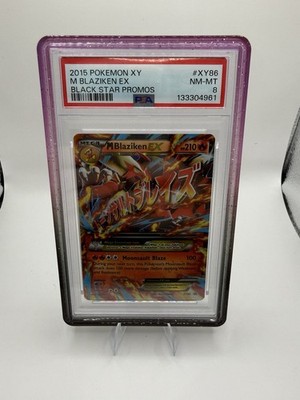 Pokemon TCG Mega Blaziken EX Black Star Promo Card XY86 PSA 8 POP