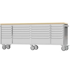 96 Inch Tool Chest Mobile Workbench Storage C...