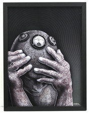 EMEK Cyberman Framed Acrylic Diorama Signed Limited /150 BNG Tool