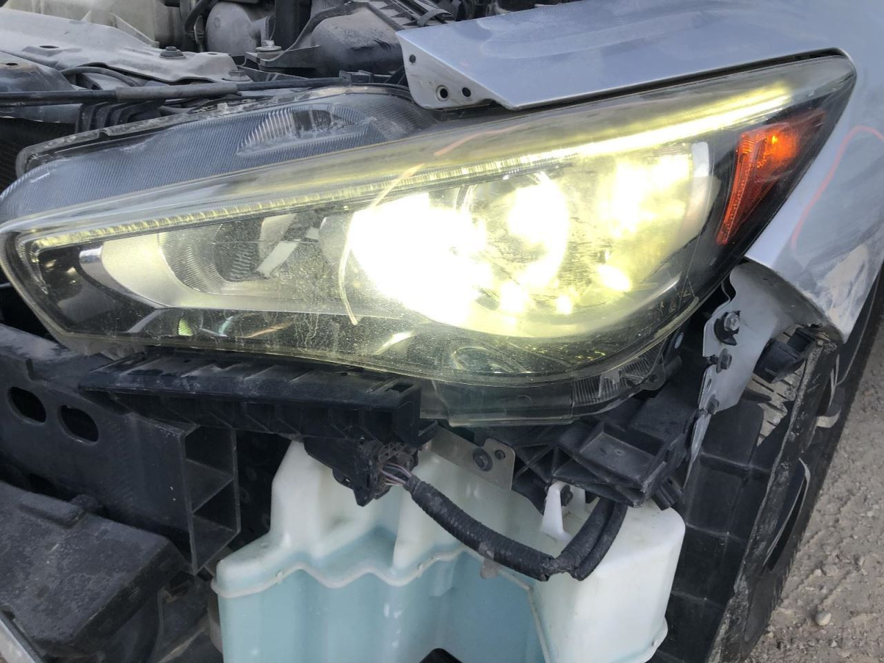2014-2017 INFINITI Q50 Left Driver LED Front Headlight with Adaptive 919830