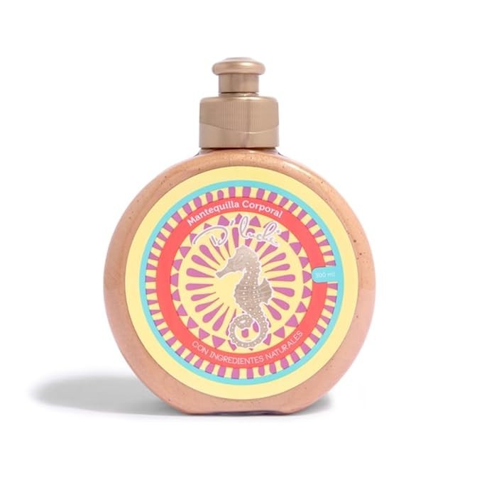Made With Coconut Oil, Vitamin E And Golden Glitter.