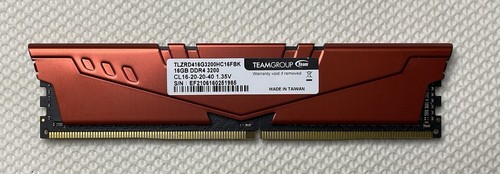 TeamGroup T-Force Vulcan Z 16GB DDR4 RAM 3200MHz (TLZRD48G3200HC16FBK) Pre-owned - Picture 2 of 2