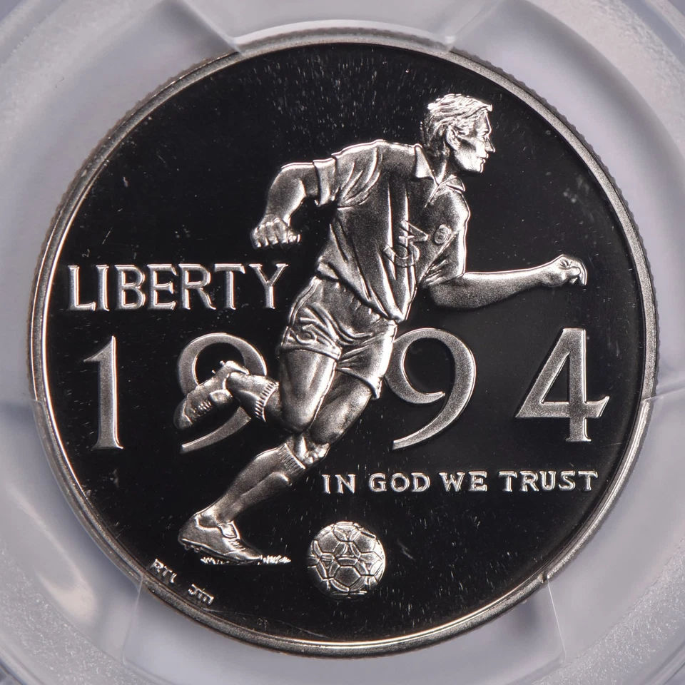 PR70 1994-P DCAM World Cup Commemorative Half Dollar PCGS *2566 - Image 3 of 4