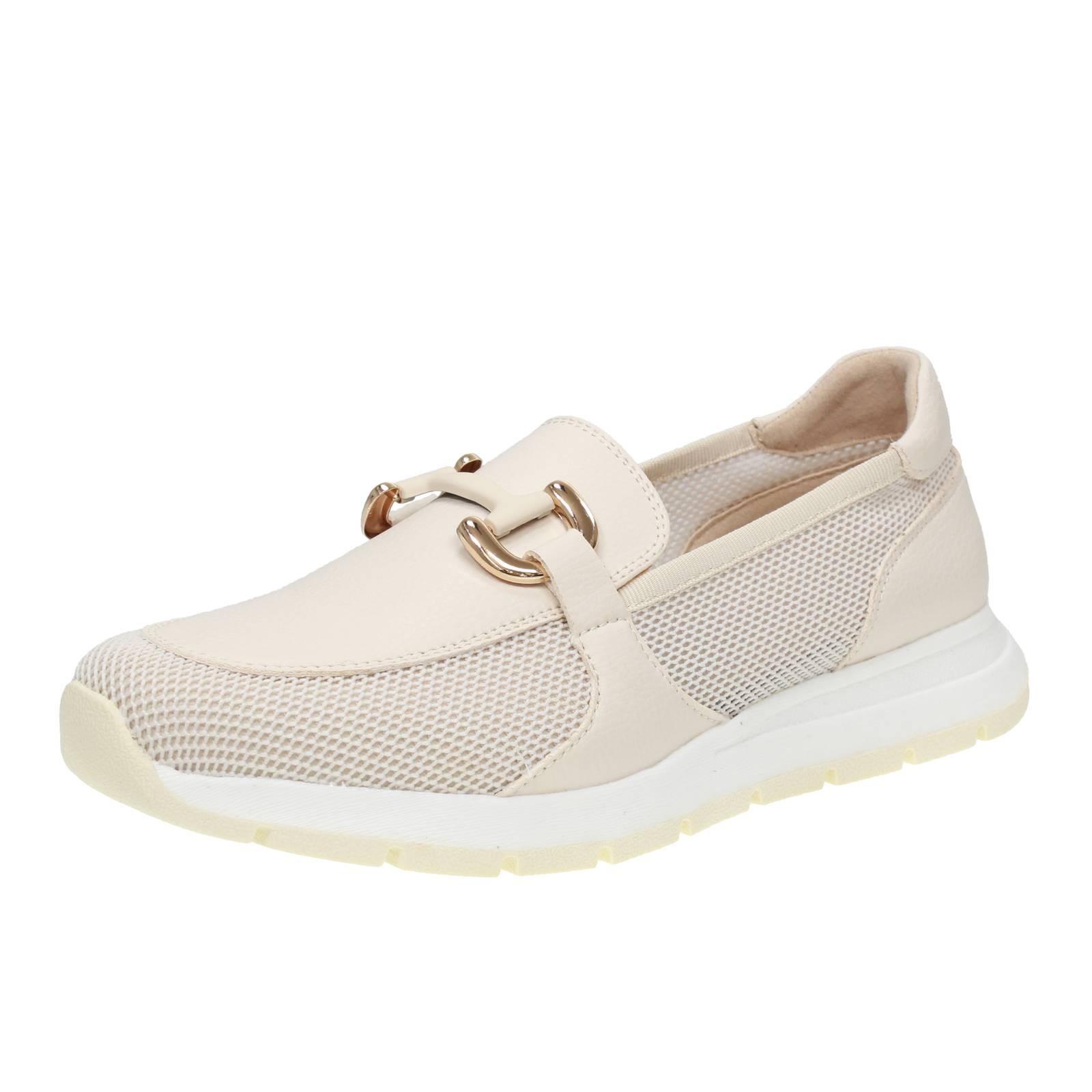 Galia Netz Halbschuhe beige - Größe 36 Damenschuhe Halbschuhe