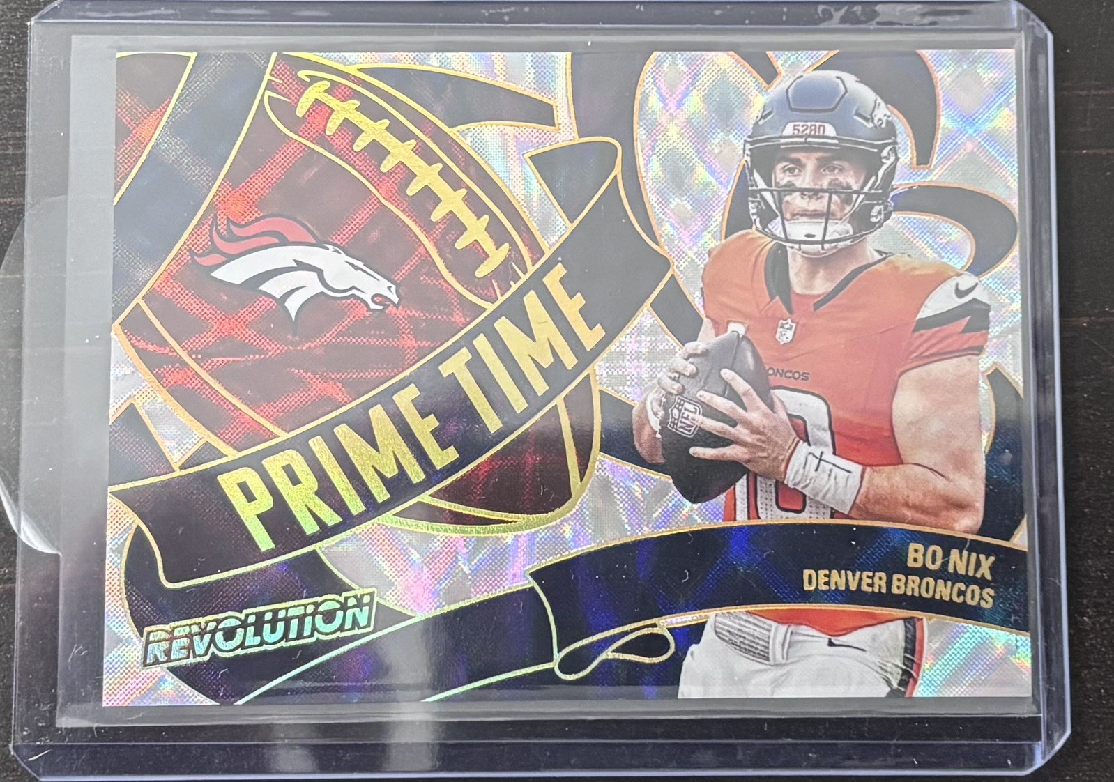 2025 Panini Revolution - Prime Time Performers Bo Nix #7