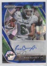 2021 Panini Prizm Draft Picks Blue Ice 74/75 Rico Bussey Jr #DPA-RBJ Auto 0c2