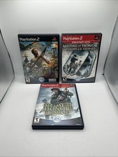 Sony PS2 Medal of Honor Game Lot -  Medal of Honor Bundle - Lot of 3  Tested CIB
