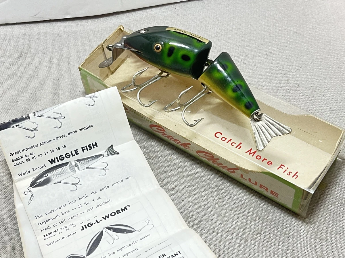 オールドルアー Creek Chub Wee Dee Frog Finish Creek Chub Wee Dee