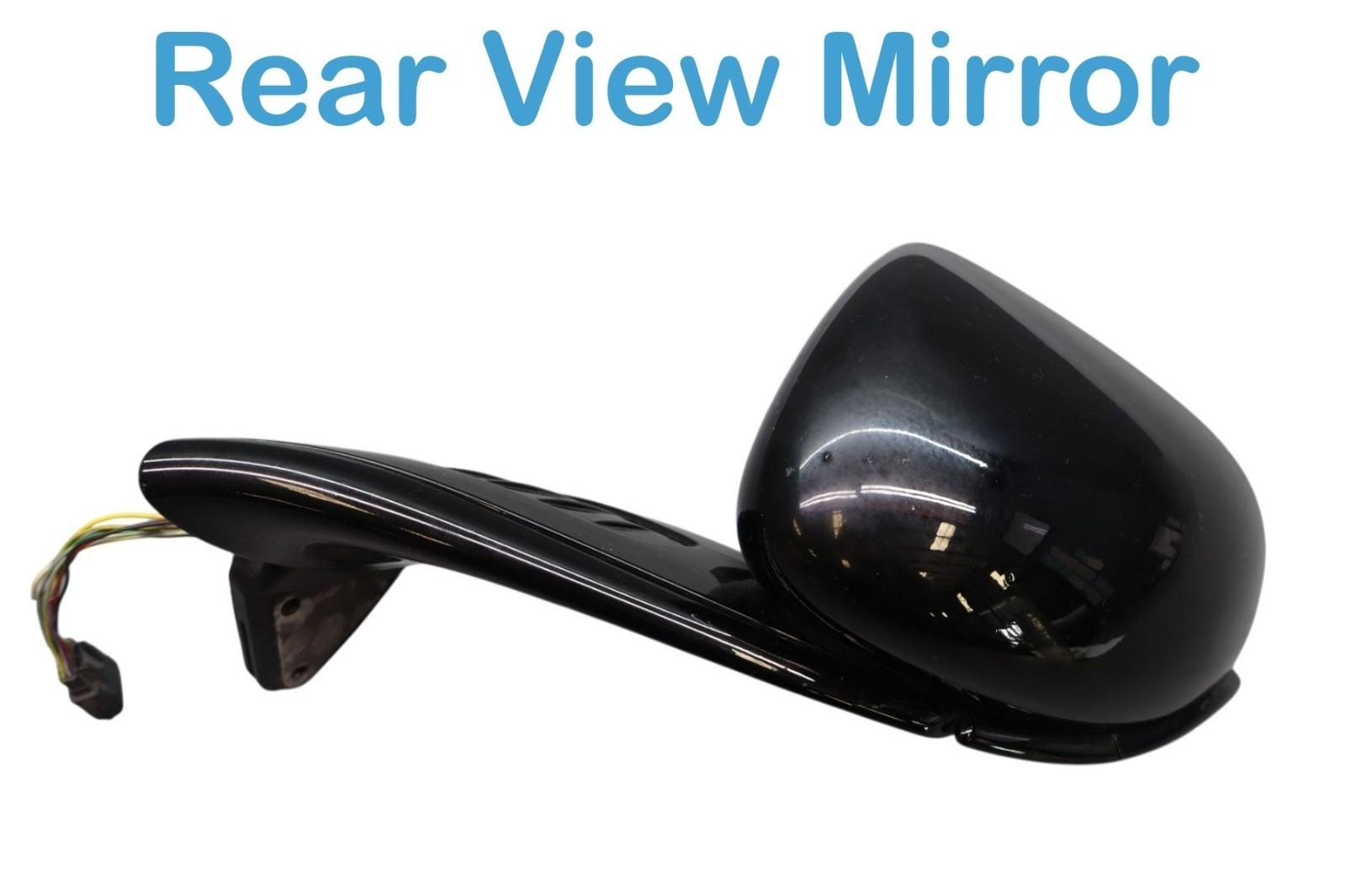 12-14 McLaren MP4-12C Front Left Side Rear View Mirror Black 11A6071CP Oem