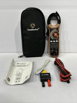 Southwire 21030T True Rms Ac Clamp Meter Electrical Tester. Cat III 600v 400A