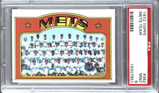 1972 TOPPS #362 NEW YORK METS TEAM PSA 9 MINT