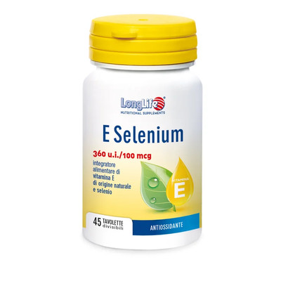 E SELENIUM 360 U.I. LONGLIFE 45 TEILBARE TABLETTEN