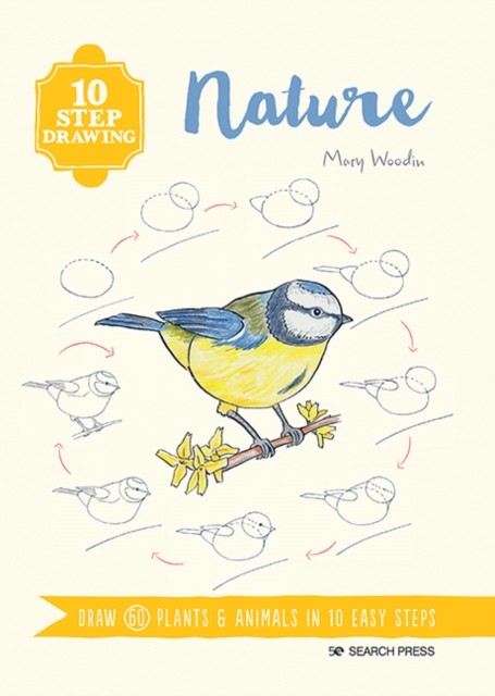 10 Step Drawing: Nature: Draw 60 Plants & Animals in 10 Easy Steps by Mary Wood - Image 5