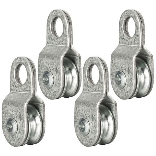 Confezione da 4 Blocchi Puleggia per Cavo a Strappo Piccolo per Fune Filo 6Mm/0.23 Pollici, Pul Singolo - Foto 6 di 12