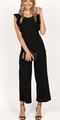 Petal & Pup Mills Black Jumpsuit Size US Large New