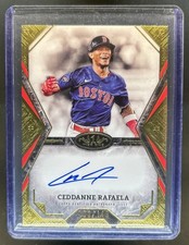 2025 Topps Tier One Ceddanne Rafaela Talent Auto #/149 Red Sox