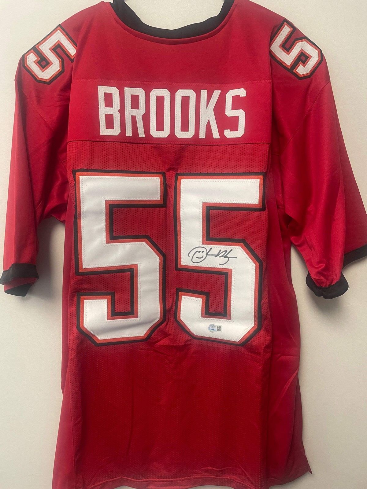 Derrick Brooks Autographed Custom Jersey