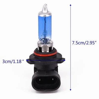 Xénon Halogène Phare Bleu Foncé 6000K Auto Super Bright Feu Anti Brouillard HB3 - Photo 1/4