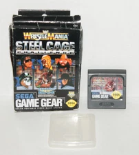 WWF Steel Cage Challenge For Sega Game Gear w/ Original Worn Box Hulk Hogan