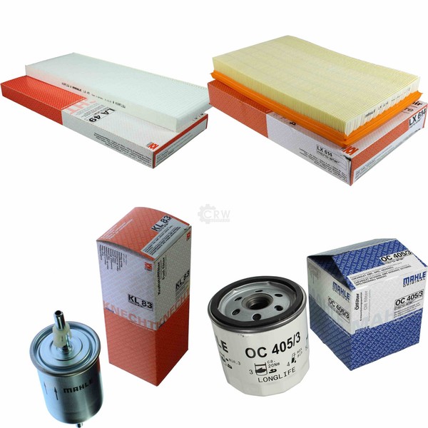 Mahle Kraftstofffilter KL 83 Innenraum LA 49 Luftfilter LX 614 ÖLfilter OC 405/3-image
