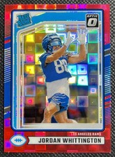 2024 Donruss Jordan Whittington #352 Optic Rated Rookie Preview Red Pandora RC
