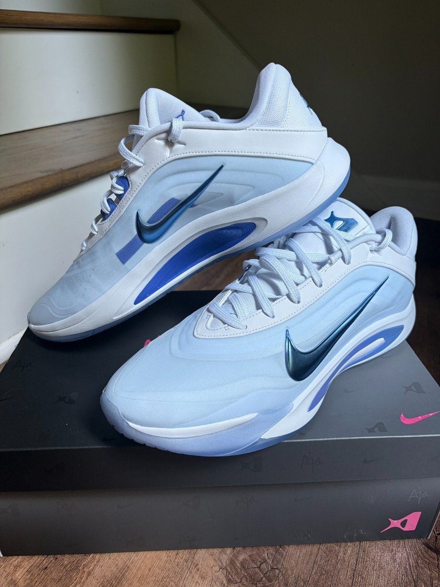 Nike A'ja Wilson A'One Unisex Basketball Shoes (Blue Ice, Men's 13