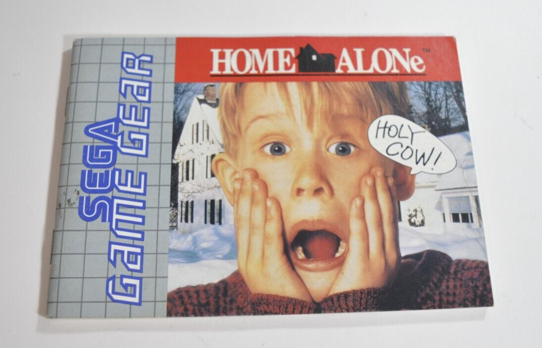 Notice Game Gear GG Booklet Home Alone PAL authentic original SEGA