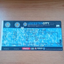 Ticket : 2004/2005 16/4/2005 Championship Leicester City v Wigan Athletic