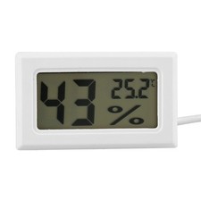 LCD Display Hygrometer Reptile Thermometer Cigar Room Incubators Brooders For
