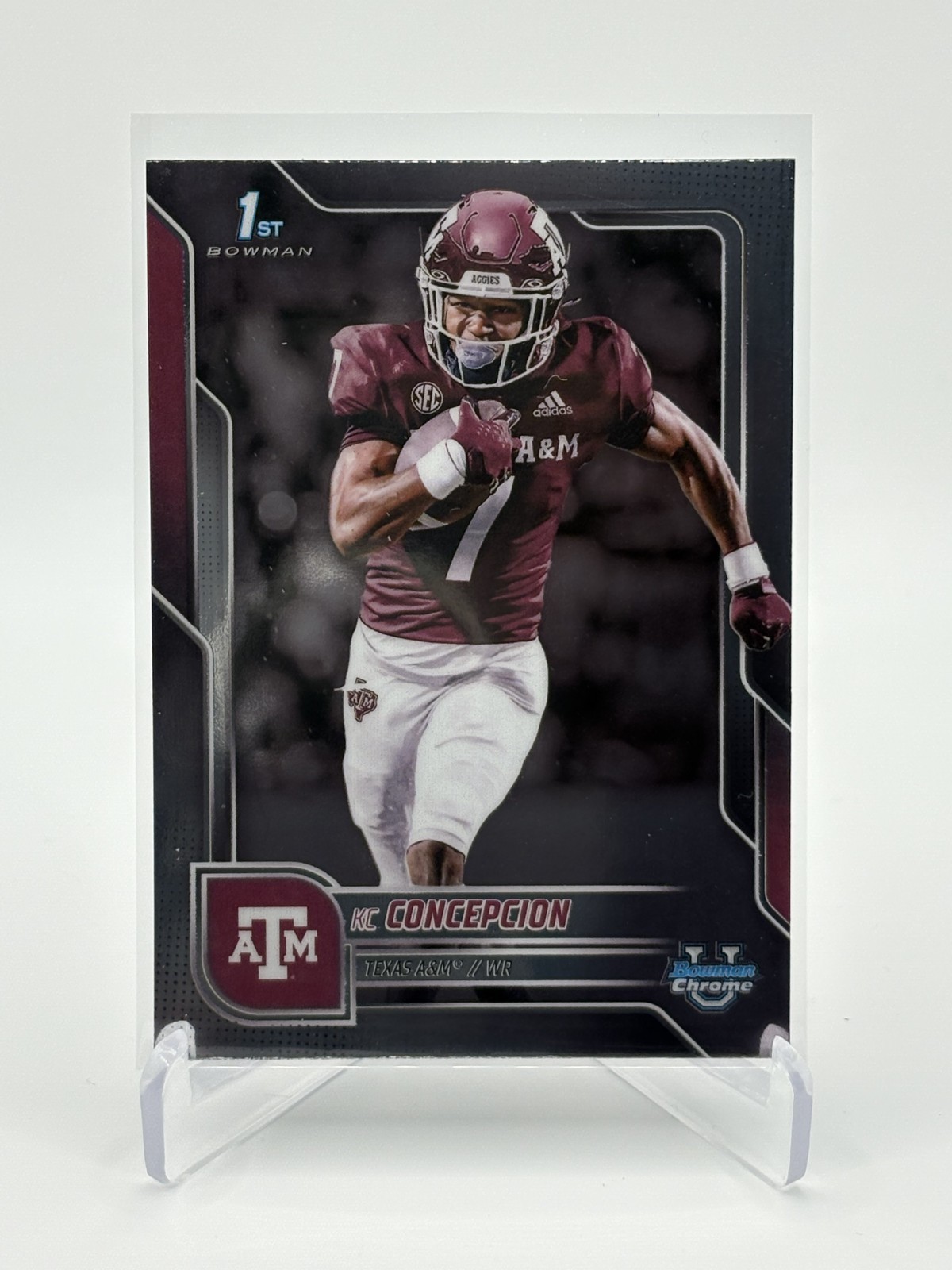 KC Concepcion 2025 Bowman Chrome U Base #91 Texas A&M 1st