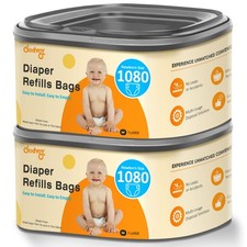 Jumbo Square Diaper Bags Refill Compatible with Diaper Genie Classic/Compact/...