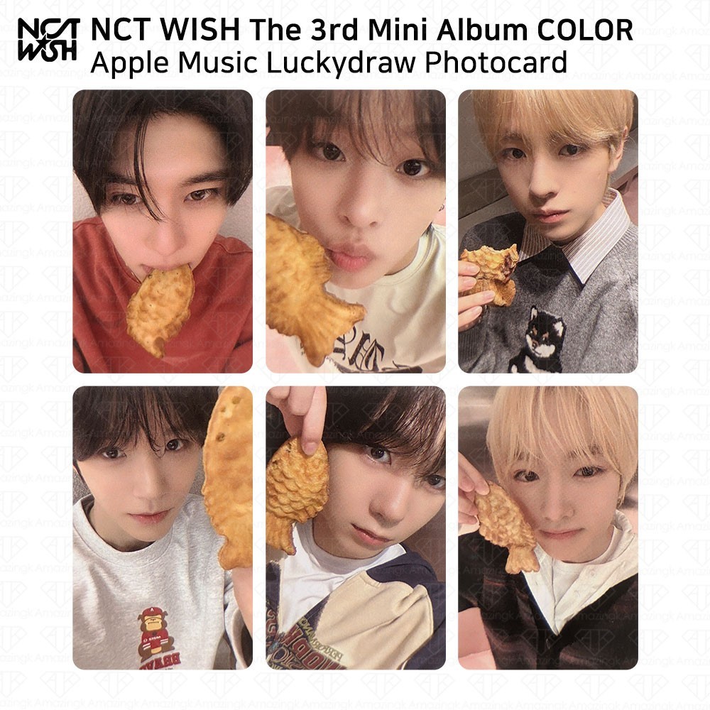 NCT WISH The 3rd Mini Album COLOR Applemusic Luckydraw Photocard