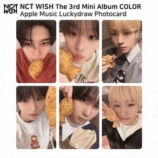 NCT WISH The 3rd Mini Album COLOR Applemusic Luckydraw Photocard KPOP K-POP
