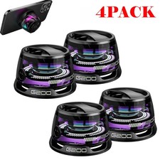 4Pack Magnetic Portable Speaker G200 Mini Sound 5.3 Bluetooth Phone Holder