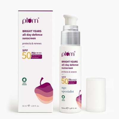 Plum Bright Years All Day Defence Cream SPF 50 PA+++ | Sonnenschutz | 50ml