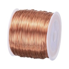 99.9 Soft Copper Wire 24 Gauge 0.5 mm Diameter 853 Feet / 260m 1 Pound Spool