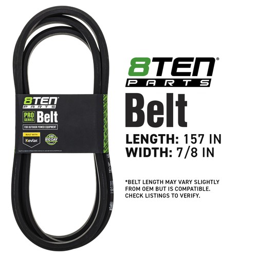 8TEN Belt with Kevlar for John Deere 4320 2520 4520 3720 4310 72D Deck M149867 - Bild 3 von 7