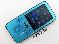 Sony NW-S638F Walkman Digital Media Player Audio MP3 8GB Blue Japanese Tested