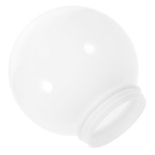 Globe Lampshade Outdoor Acrylic White Spherical Light Cover for Wall Lamp