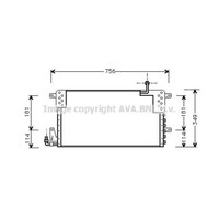 AVA Quality Cooling Kondensator Klimaanlage KlimaküHler ( VN5161 )