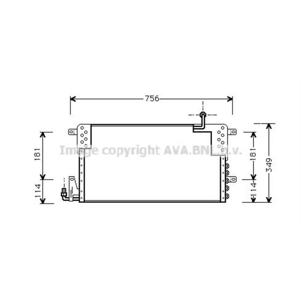 AVA Quality Cooling Kondensator Klimaanlage KlimaküHler ( VN5161 )-image