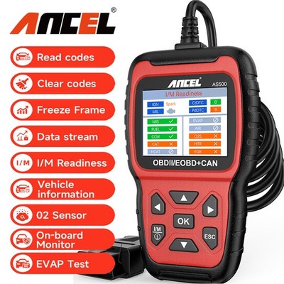 ANCEL AS500 OBDII Car Diagnostic Check Engine Tool Auto Scanner Code Reader