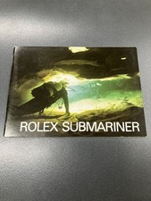 Véritable livret ROLEX Submariner anglais 594,02 octobre 1986