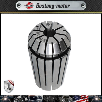 ER16 Spring Collet 3/16'' Super Precision CNC Chuck Milling .0002 Accuracy
