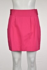 Silence  Noise Skirt Size 6 Pink Solid Straight Cotton Above Knee Casual