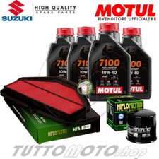 Tagliando SUZUKI GSX-R 600 2004 2005 / Kit Olio Motul 7100 10W40 + Filtri K4 K5