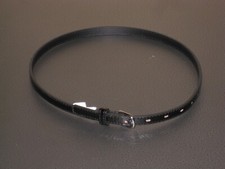 FADED GLORY GIRLS BLACK PATENT 1/2 INCH WIDE BELT SIZE MEDIUM/LARGE NWT'S