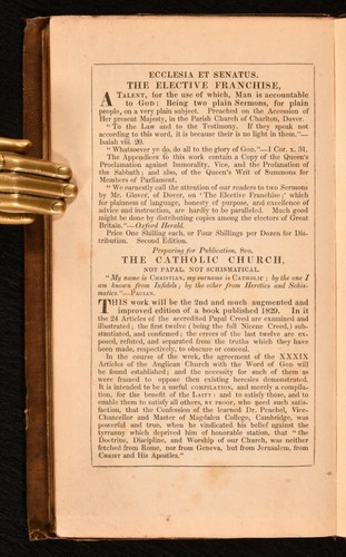 1838 The Patriarchate Of Britain First Edition Very Scarce - Picture 5 of 7